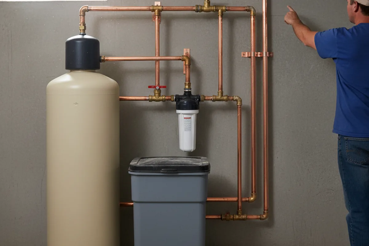 Whole-house water treatment system installed in Rowdy